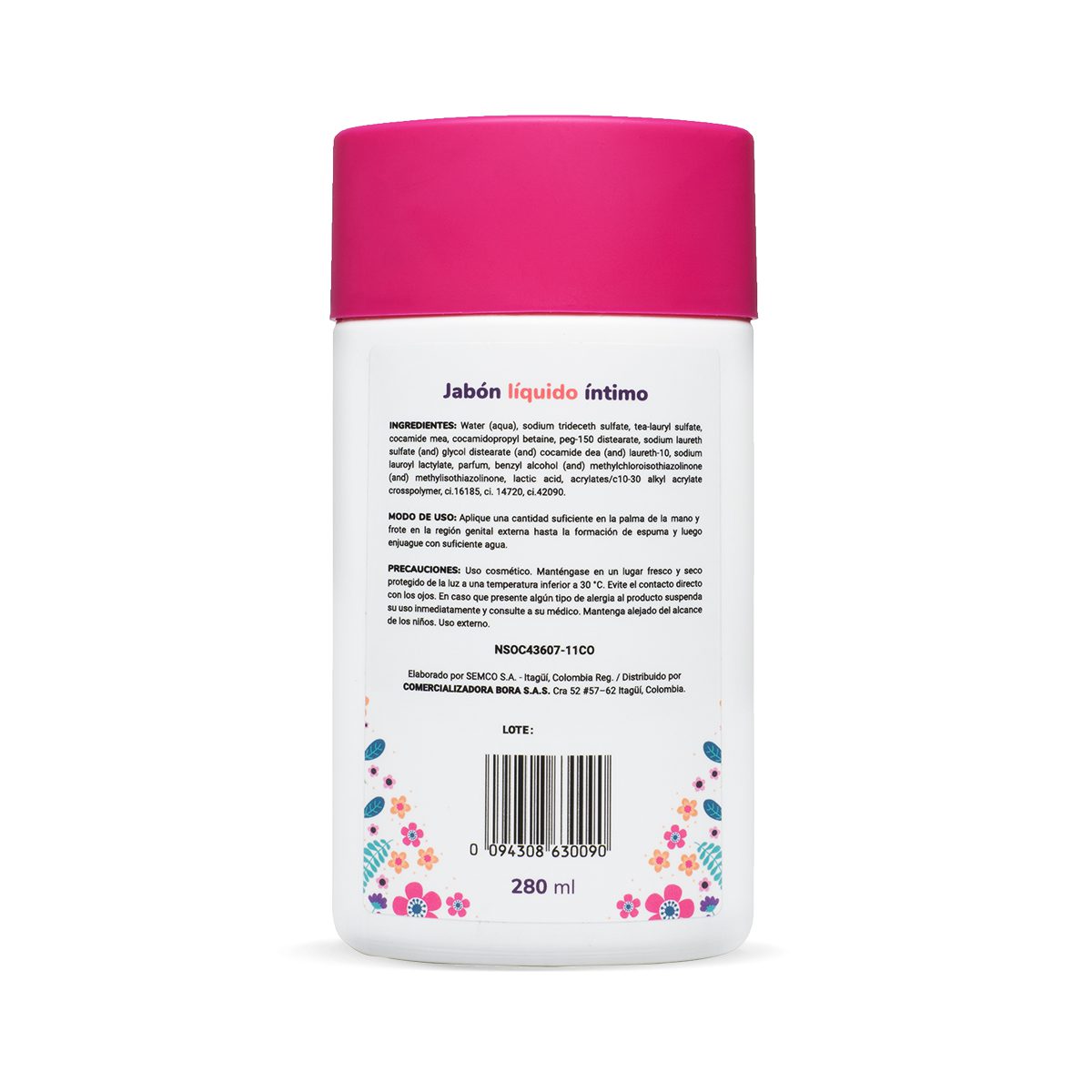 Jabón Íntimo Femenino UVA 270 ML