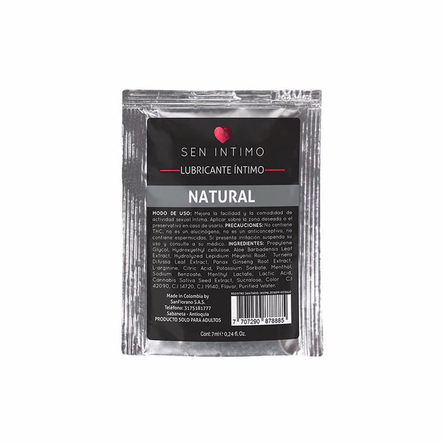 Lubricante Neutro 7 ML Sen Intimo