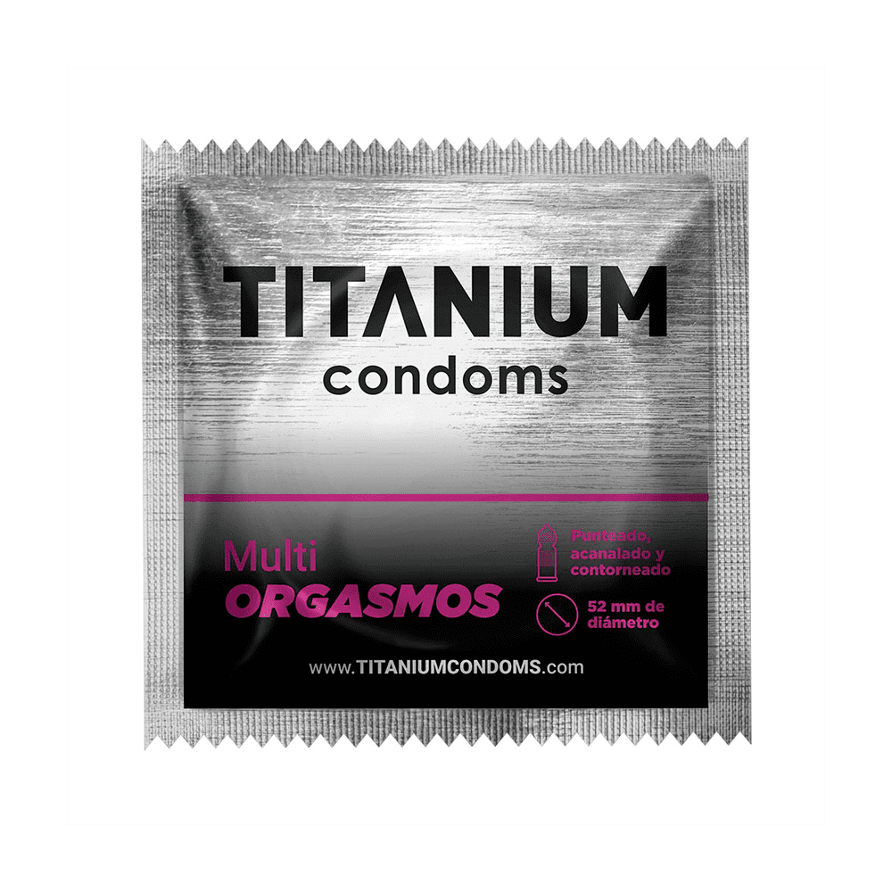 Condones Titanium Multiorgasmos x 3 Unidades