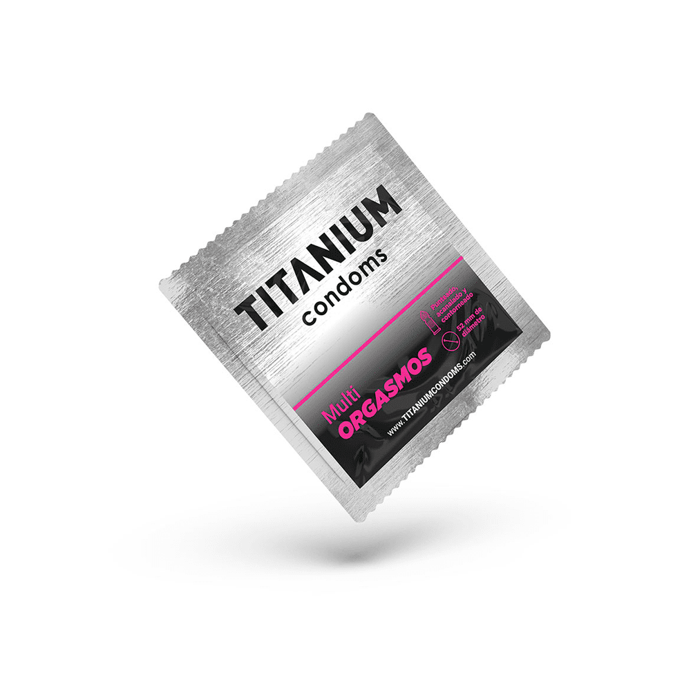 Condones Titanium Multiorgasmos x 3 Unidades