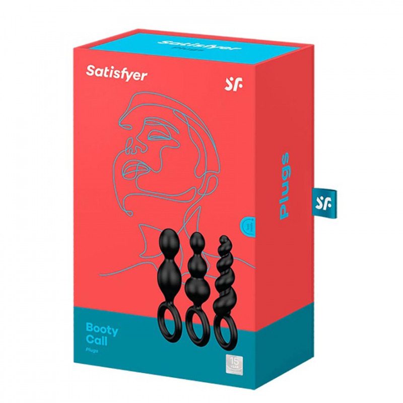 Set de Plugs Anales Satisfyer Negro