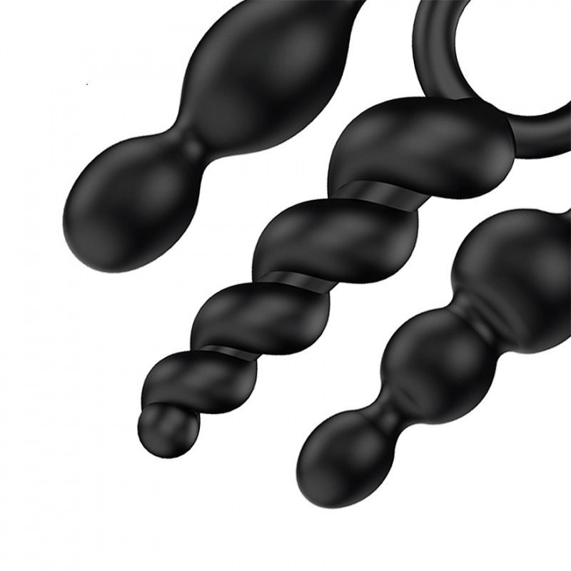 Set de Plugs Anales Satisfyer Negro