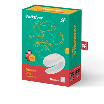 Vibrador para parejas Double Joy Satisfyer blanco